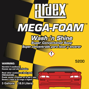 Ardex 5200 Mega-Foam Wash 'n Shine Concentrated Soap