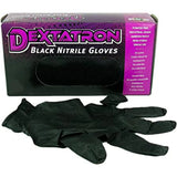 Dextatron Black Nitrile Gloves - 100ct