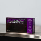 Dextatron Black Nitrile Gloves - 100ct
