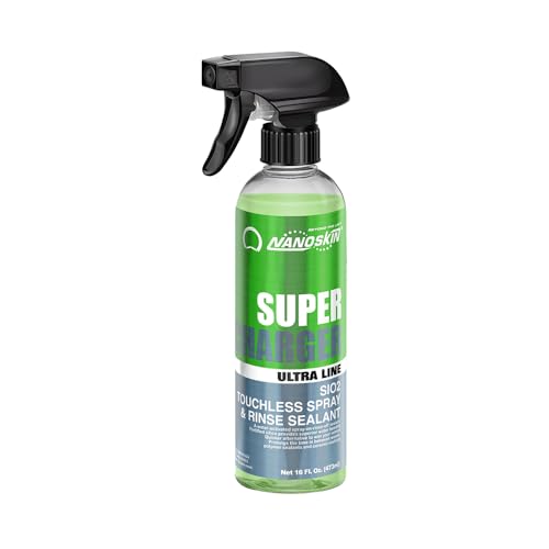 Super-Charger Sio2 Touchless Spray & Rinse Sealant I Wipe on Wipe off ...