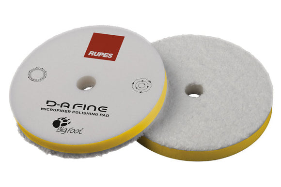 Rupes DA Fine Microfiber Polishing Pad - Yellow