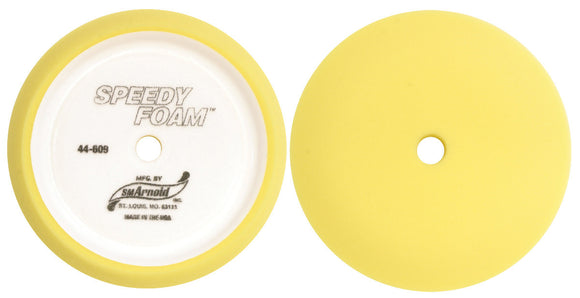 Buffing Pads:Foam Pads:CRV Yellow Flat Cut/Buff/Comp Pad