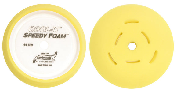 Buffing Pads:Foam Pads:Cool-It Yellow Foam Pad