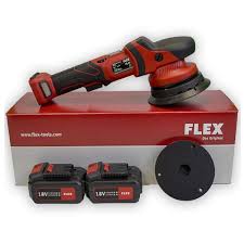 Flex XFE 15 150 "The Finisher Set" - Cordless Random Orbital Polisher Set