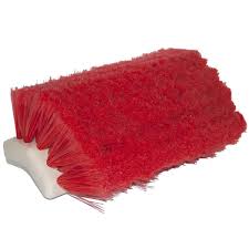 Bi-Level Wash Brush Red Nylon