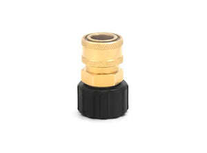 3/8" QC Brass Coupler x M22 F 15mm Twist Coupler (VP-24.5005)