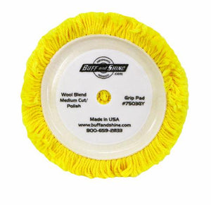 Yellow Wool Pad Lt Compounding 4ply