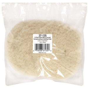 Tuffer Buffer Wool Curved Edge Micro Comp. & Buffing Pads
