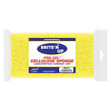 Brite'n Up Sure Scrub Cellulose Scrubber Sponge