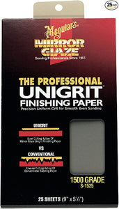 Meguiar’s Unigrit Sanding Paper  (25sh/pk)